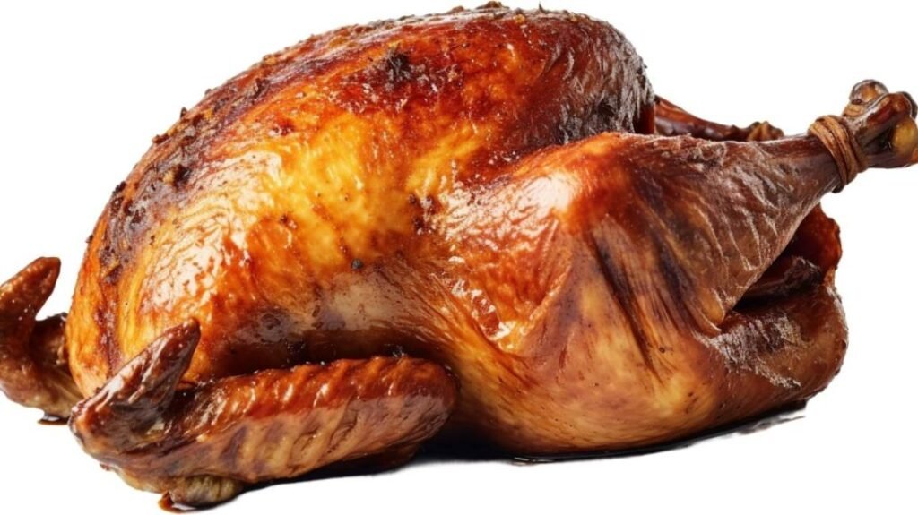 Cooked turkey (unseasoned and boneless) as an easy-to-digest protein source for dogs.