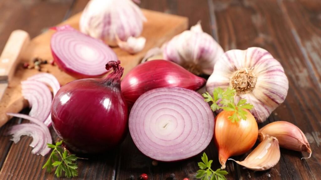 Onions and garlic, which can damage red blood cells and lead to weakness and anemia.