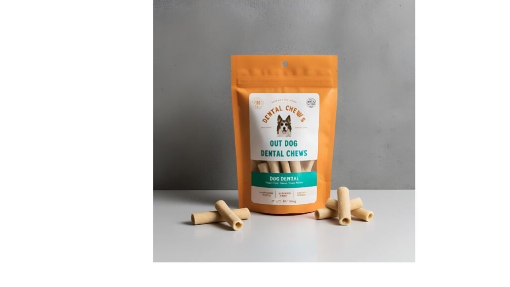 Dental Chews to keep a dog's teeth clean without brushing. 